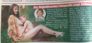 Heute Zeitung Lieblingsbild Babyfotografie 05102016