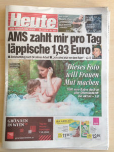 Heute Zeitung Lieblingsbild Babyfotografie 05102016 Seite2