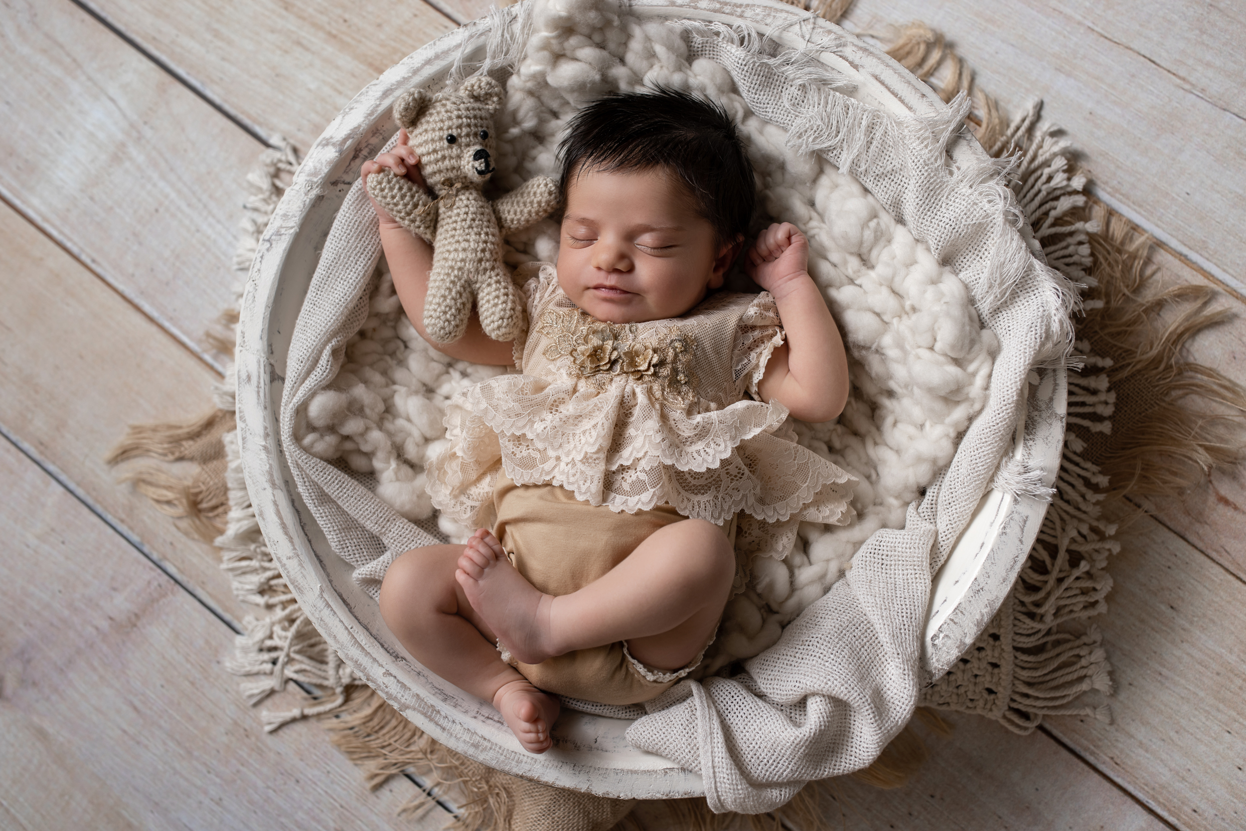 GREENLANS Neugeborenes Baby Fotografie Requisiten Säuglingsfotografie Posieren Prop Snapshot Tool Kaffee Einfarbige Häkelgestrickte Hängematte Hängende Kokons Bett 